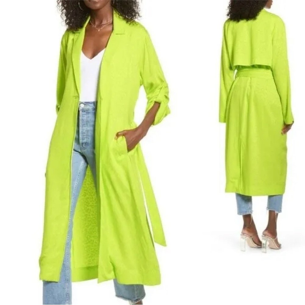 New AFRM Lime Green Hendrix Duster M
